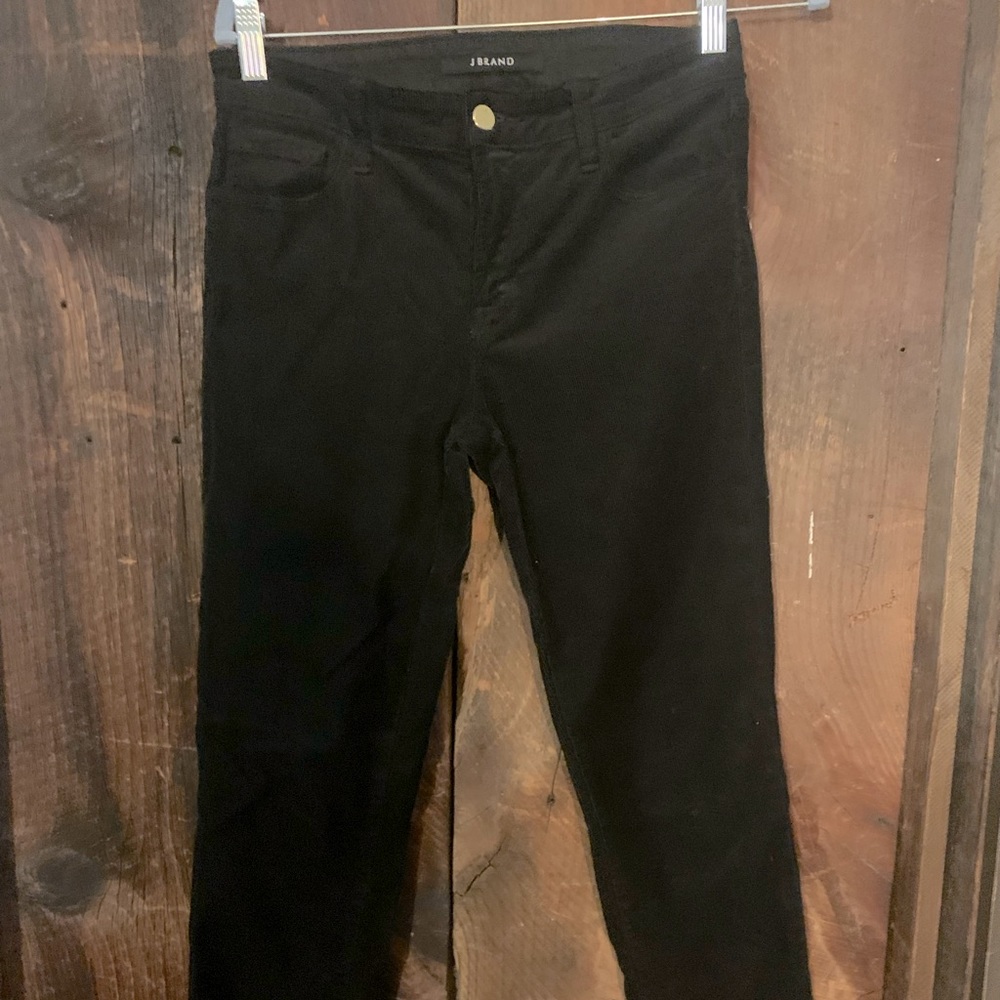 J Brand Black Corduroy pants size 27